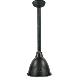 Lighting Inspiration-Riverside  Rod Pendant - Antique Black / Antique Bronze